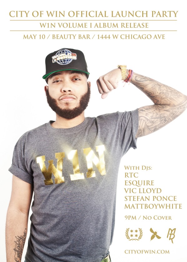 City of Win Launch Party Flyer full